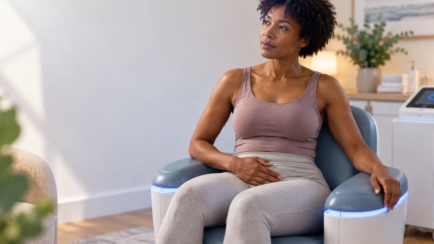Calm Wellness Chair Reflection pelvic floor health solutions from incontince direct Doncaster